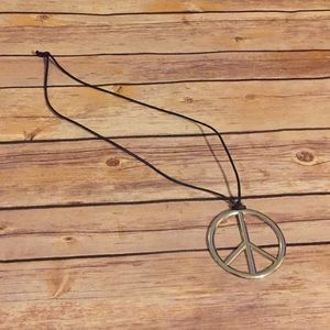 Peace Sign Fashion Necklace